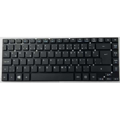 Retro NBKL783TR Acer Aspire 3830, 3830G, 3830T, 3830TG Notebook Klavyesi - Tuş Takımı / Siyah - TR