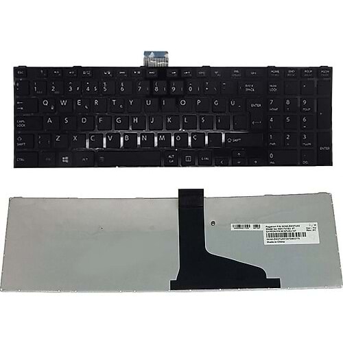 Retro NBKL484FB Toshiba Satallite L50-A Uyumlu Nb Klavyesi - Siyah - TR - Çerçeveli