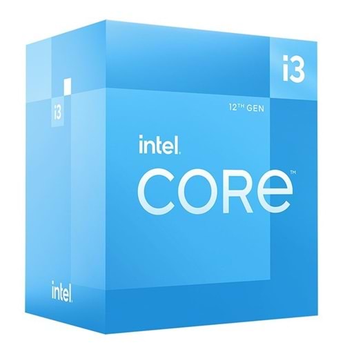 Intel Alder Lake Core İ3-12100F 3,3GHz 1700p 12MB Box (58W) NOVGA İşlemci