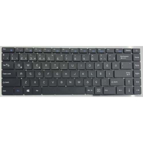 Retro NBKL1014 Casper C350 Notebook Klavye - Tuş Takımı / Siyah - TR - Ver,1