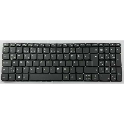Retro NBKL224 Lenovo V330-15ISK Uyumlu Notebook Klavyesi - Siayh - TR