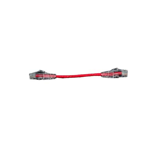 Necip Bilgisayar A102-TR CAT6A 10GIGABYTE 50U 0,15CM 28AWG Kırmızı Patch Cord Kablo