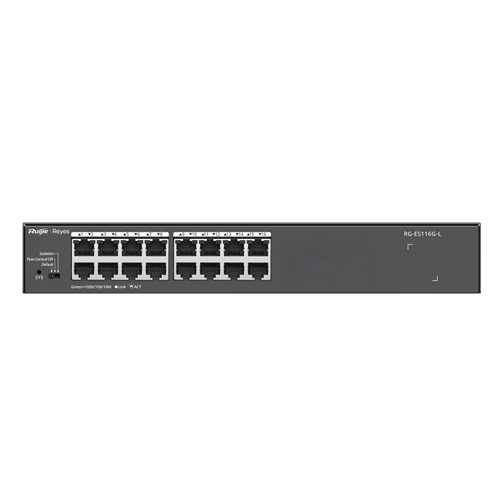 Ruijie Reyee RG-ES116G-L 16PORT 10/100/1000 Gigabit Çelik Kasa Switch