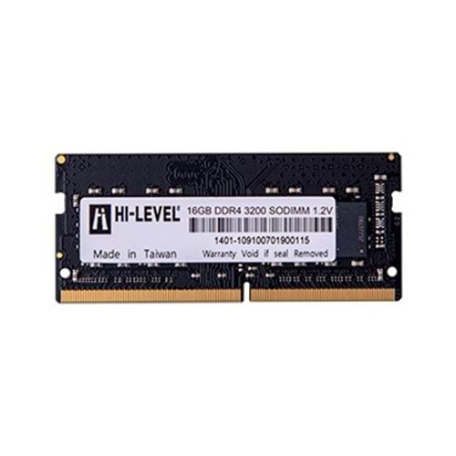 HI-LEVEL 16GB DDR4 3200MHZ 1.2V CL22 NOTEBOOK BELLEK RAM (HLV-SOPC25600D4/16G)
