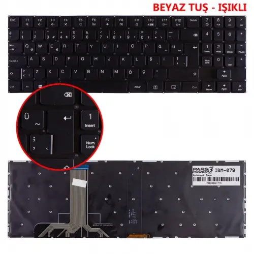 Lenovo NBKL0359 IdeaPad Z410 Uyumlu Notebook Klavyesi - Siyah - TR