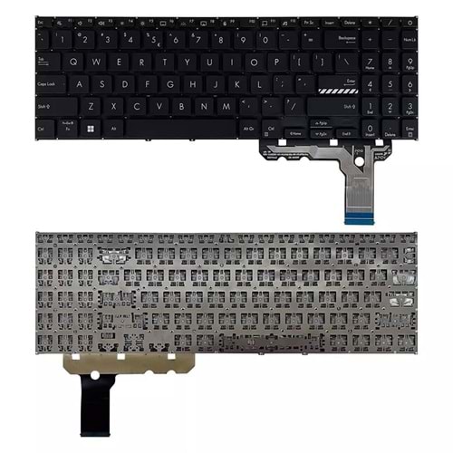Retro NBKL1224 Asus K3605V Uyumlu Siyah Notebook Klavyesi
