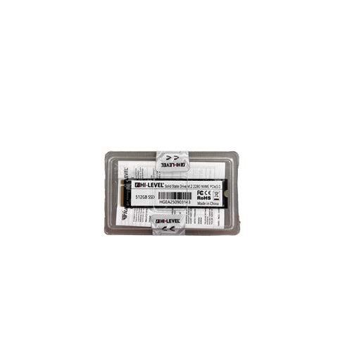 Hi-Level 512GB GEN3 PCIE3.0 3300/3100MB/s M.2 NVME SSD Disk (SSD2280/512G)