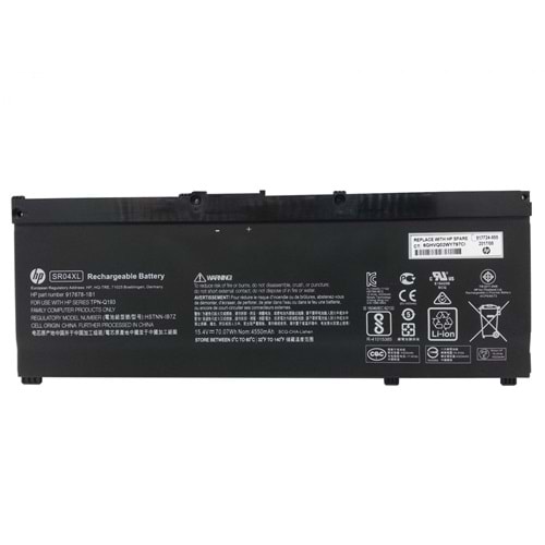 Retro RHL-133 HP Pavilion 15-CB , 15-CB000 , SR04XL Uyumlu Notebook Bataryası