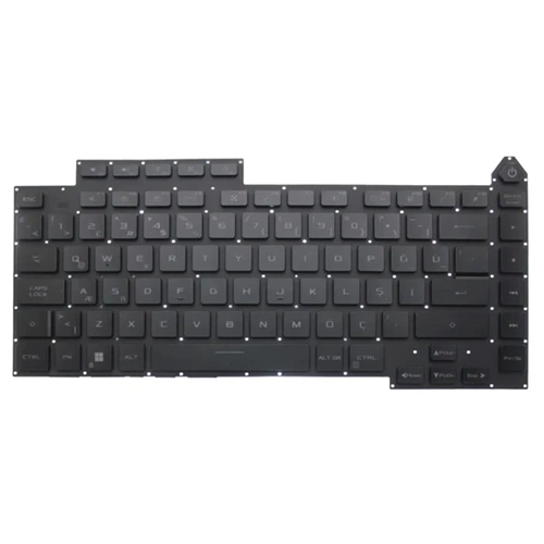 Retro NBKL1035 Asus G513Q Uyumlu Siyah Notebook Klavyesi