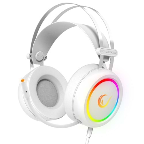 Rampage STORMY USB 7.1 Beyaz Mikrofonlu RGB Oyuncu Gaming Kulaklığı