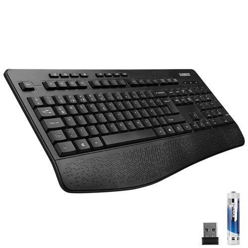 Everest KB-6021 2.4GHZ Q Siyah Kablosuz Klavye