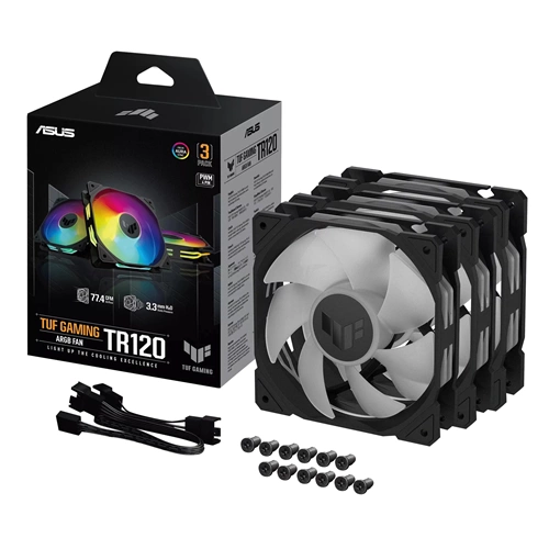 ASUS TUF GAMING TR120 12CM ARGB 3XFAN Radyatör Kasa Fanı
