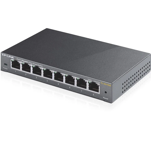TP-Link TL-SG108E 8PORT 10/100/1000 Easy Smart Yönetilebilir Metal Kasa Switch