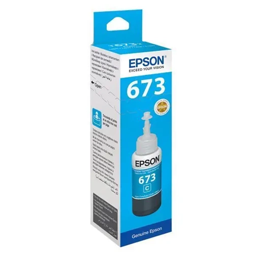Epson T6732 Mavi Şişe Orjinal Yazıcı Mürekkepi (Cyan T67324A)