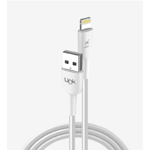 Linktech LCA-K606 USB-A to Lightning 5V 3A 2M 27W İphone Şarj ve Data Kablosu