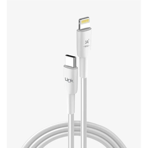 Linktech LCA-K608 TYPE-C to Lightning 5V 3A 2M 30W İphone Şarj ve Data Kablosu