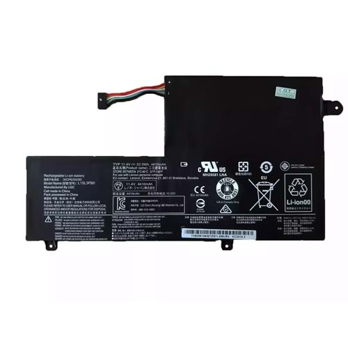 Retro RLL-096 Lenovo IdeaPad 320S-14IKB , L15M3PB0 Uyumlu Siyah Notebook Bataryası