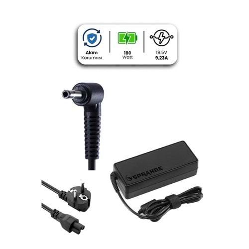 Sprange SR-L35 19.5V 9.23A 5.5*2.5 180W Asus Uyumlu Notebook Adaptörü