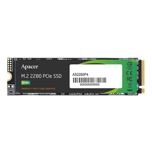 Apacer ASS2280P4 1TB PCIE3.0 3000/2000MB/S GEN3 NVME M.2 SSD (AP1TBAS2280P4-1)