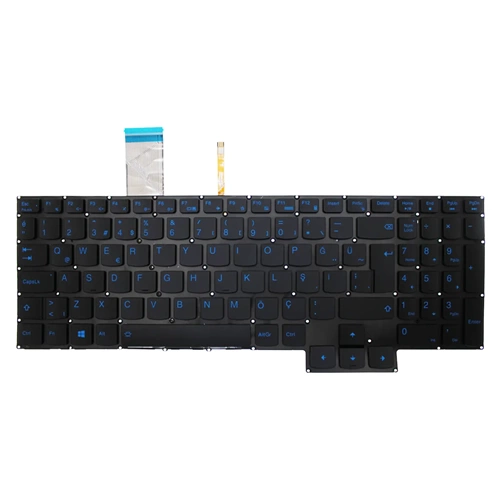 Retro NBKL636 Lenovo IdeaPad Gaming 3 15IMH05 Uyumlu Mavi/Siyah Işklı Notebook Klavyesi