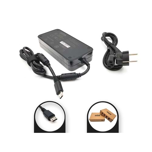 Retro RPA-AC343 20V 14A 280W 4Pin USB Tip MSI Uyumlu Notebook Adaptörü