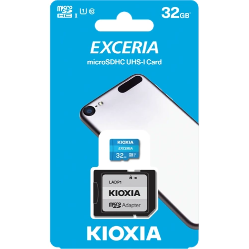 Kioxia Exceria CLASS10 UHS-I U1 32GB Micro SD Hafıza Kartı (LMEX1L032GG2)