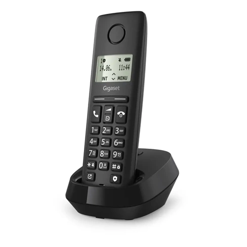 Gigaset Pure 100 Dect Kablosuz Siyah Telsiz Telefon (S30852-H3105-B401)