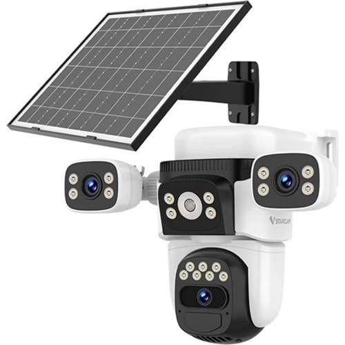 Novacom VSTARCAM BG621SR 3X2MP 4MM 4G Solar Güneş Enerjili Bullet PTZ Speeddome Güvenlik Kamerası