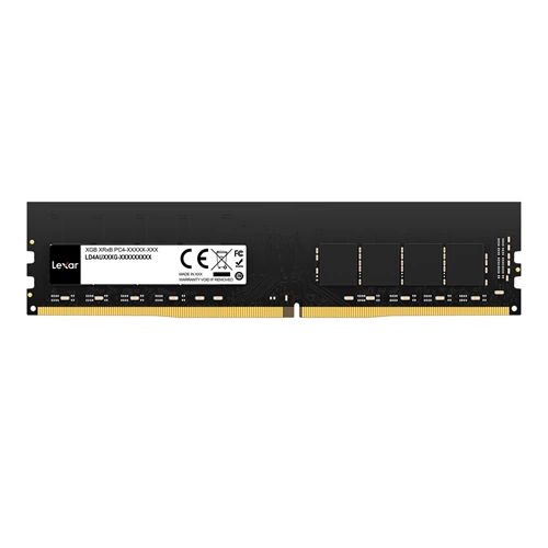 Lexar 8GB 3200MHZ DDR4 CL22 1.2V UDIMM Masaüstü Bellek Ram (LD4AU008G-B3200GSST)