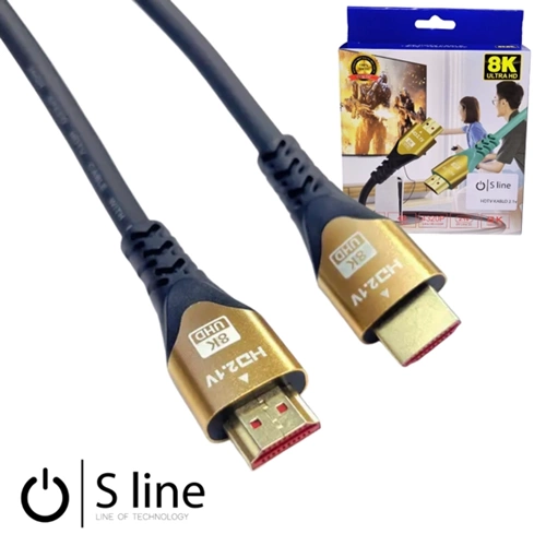 S-Line FK0510-8K-OPT 8K(7680x4320) 10M Optik HDMI Kablo