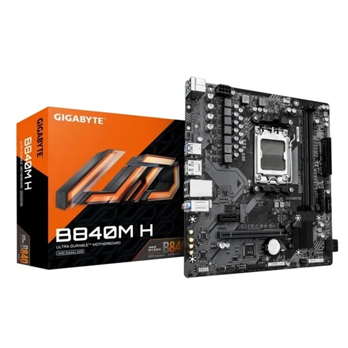 Gigabyte B840M-H DDR5 7200MHZ(OC) AM5 LGA1718 MATX Gaming Oyuncu Anakart