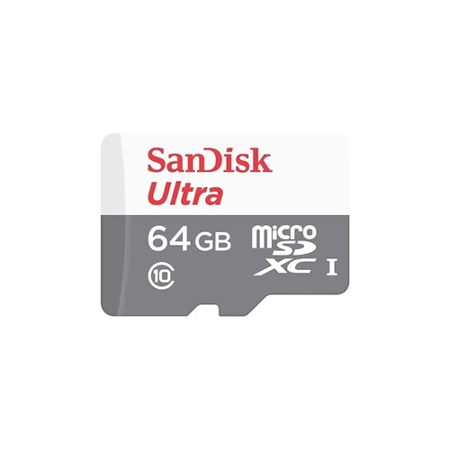 Sandisk Ultra 64GB 100MB/S CLASS10 UHS-I MicroSD Hafıza Kartı (SDSQUNR-064G-GN3MN)