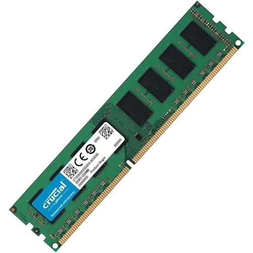Crucial 8GB DDR3 1600MHZ 1.35V CL11 Masaüstü Bellek Ram (CT10472BD160B.18FP)