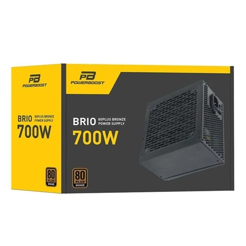 PowerBoost BRIO 700W 80+Bronze 1x12CM Siyah Güç Kaynağı Power Supply (JPSU-BST-ATX700BEU)