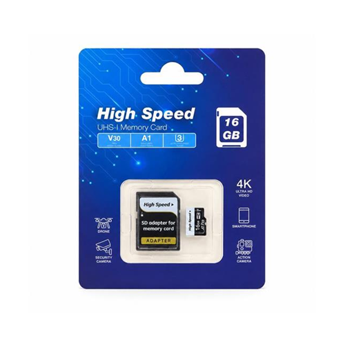 Elba High Speed 16GB CLASS10 A1 V30 U3 UHS-I Micro SD Hafıza Kartı