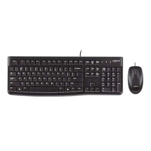 Logitech MK120 USB Q Kablolu Klavye ve Mouse Set (920-002560)
