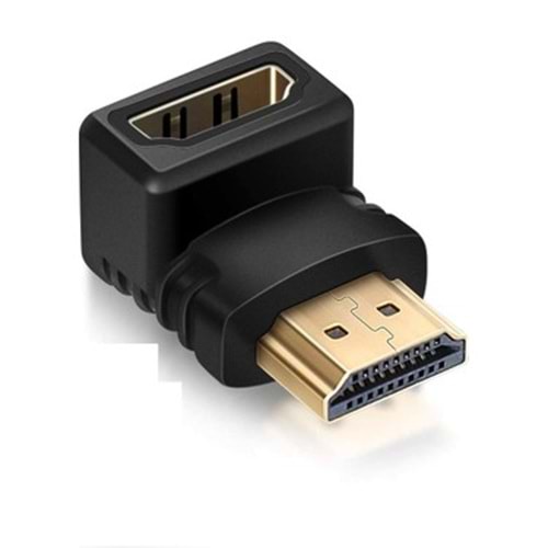 Molix MX-1272 HDMI to HDMI F/F Erkek Dişi L Tipi Dönüştürücü Adaptör