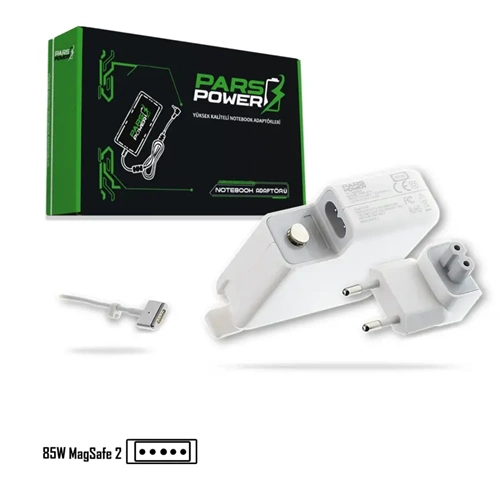 ParsPower PRS-074 20V 4.25A 85W MagSafe 2 Beyaz Apple MacBook Notebook Şarj Adaptör