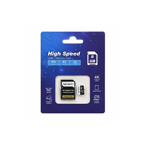 Elba High Speed 8GB A1 V10 U1 CLASS10 Micro SD Hafıza Kartı