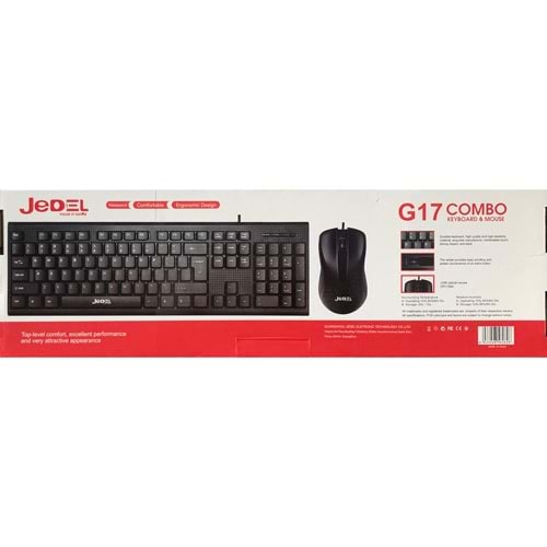 Jedel G17 Q Kablolu Klavye ve Mouse Set