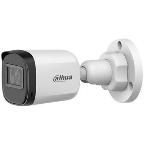 Dahua DH-HAC-B1A21P-U-A 2MP 3.6MM Dahili Mikrofonlu Sesli AHD HDCVI IR Bullet Dış Mekan Güvenlik Kamerası
