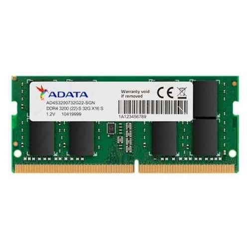 Adata 8GB 3200MHZ CL22 DDR4 1.2V DIMM Masaüstü Bellek Ram (AD4S320038G22-SGN)