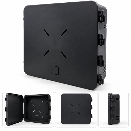 Novacom 45X35X10 Plastik Siyah DVR Box Kabin