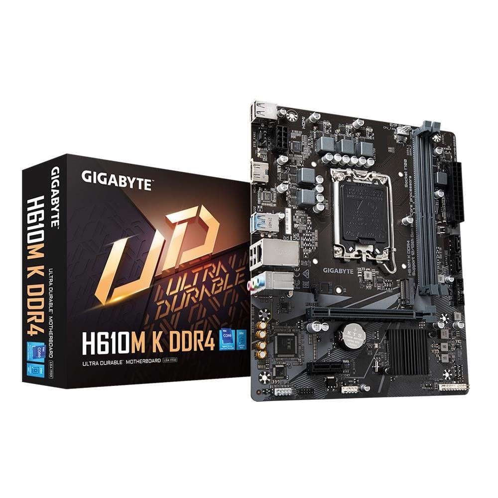 Gigabyte H610M-K DDR4 1700P DDR4 SATA3 USB3,2 mATX Anakart