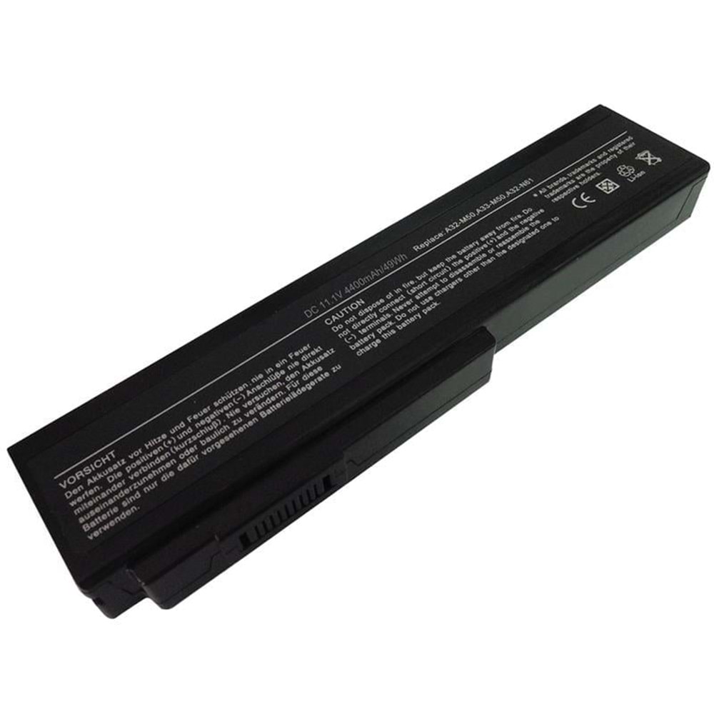Retro RASL-048 Asus M50 - Casper H36 Uyumlu Notebook Bataryası