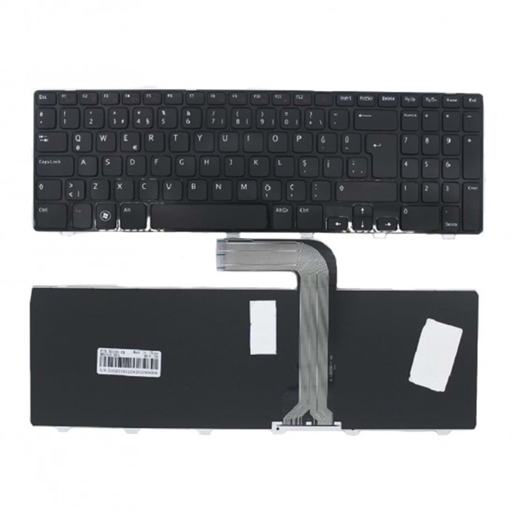 Retro NBKL725TR Dell M5110 Uyumlu Notebook Klavyesi - Siyah -TR