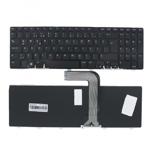 Retro NBKL725TR Dell M5110 Uyumlu Notebook Klavyesi - Siyah -TR