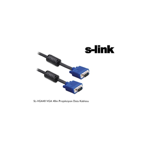 S-Link SL-VGA40 VGA 40M Projeksiyon Data Kablosu