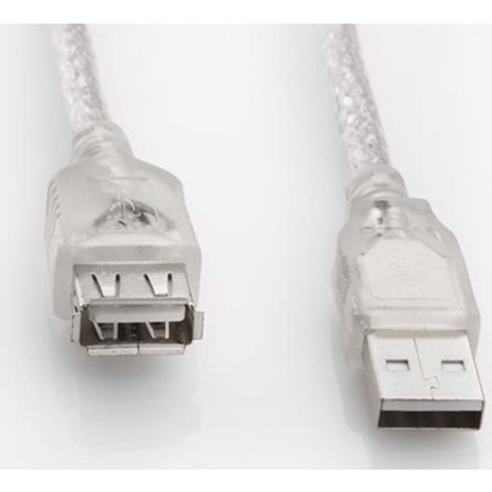 S-Link SL-AF2005 USB2,0 5M Şeffaf Uzatma Kablo