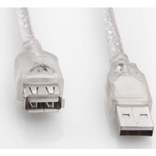 S-Link SL-AF2005 USB2,0 5M Şeffaf Uzatma Kablo